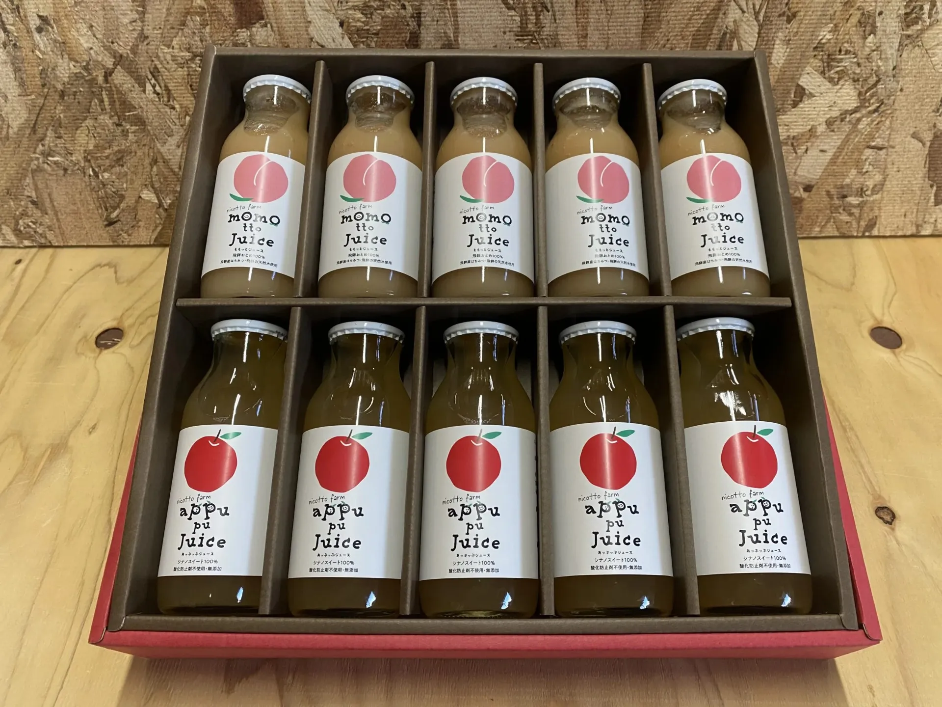 ももッと&あッぷッぷ 180ml×10本